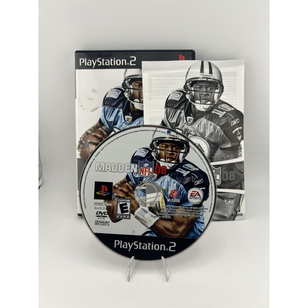 Madden NFL 08 -‎ (Sony PlayStation 2 2007) PS2 CIB Tested